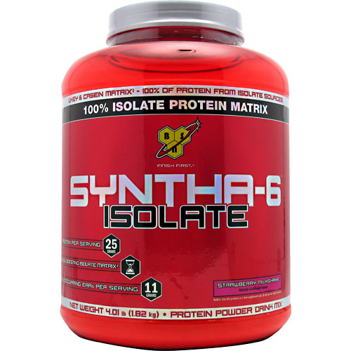 (image for) Syntha-6 Isolate Strawberry Milkshake 4lbs